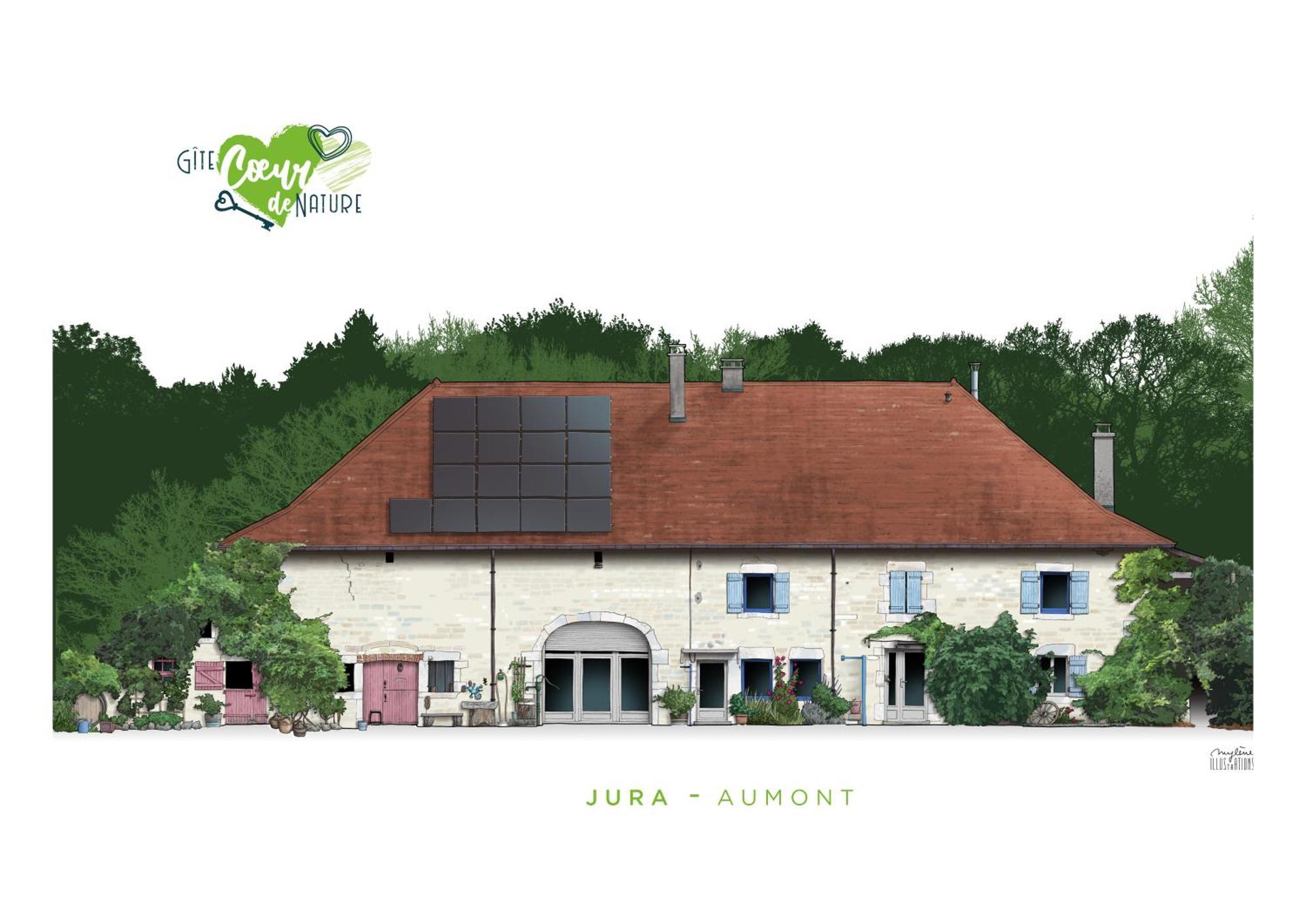 Gite Coeur De Nature Abergement-le-Grand Екстериор снимка